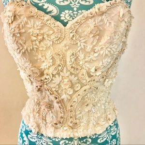 EPIC 3D Floral & Beaded Bridal BODICE!